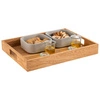 Podnos na servírovanie z dubového dreva, 45x35x6 cm | APS 761_APS