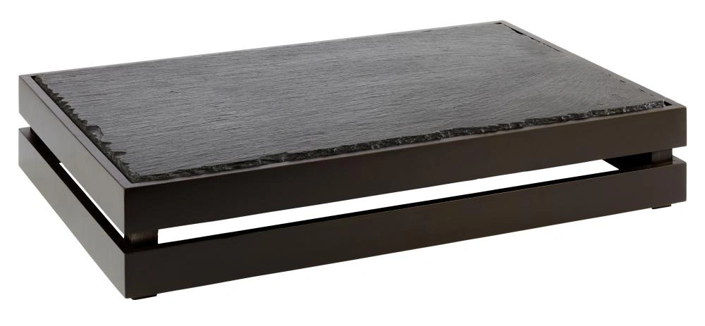 Bufetová prepravka GN SUPERBOX, čierna farba, 55.5x35.5x10.5 cm | APS 11626