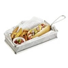 Košík na servírovanie SNACKHOLDER, nehrdzavejúca oceľ, 26x13x5 cm | APS 40611