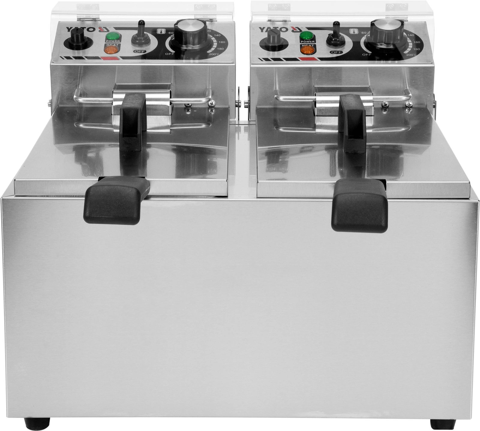 Elektrická fritéza 2-komorová 2x5 l | YATO YG-04621