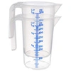 Džbán odmerka STACKABLE, so stupnicou v modrej farbe, 250 ml | APS 30061