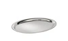 Oválny podnos KAFFEEHAUS, leštený, matný, z nehrdzavejúcej ocele, 29x22x0.5 cm | APS 30117