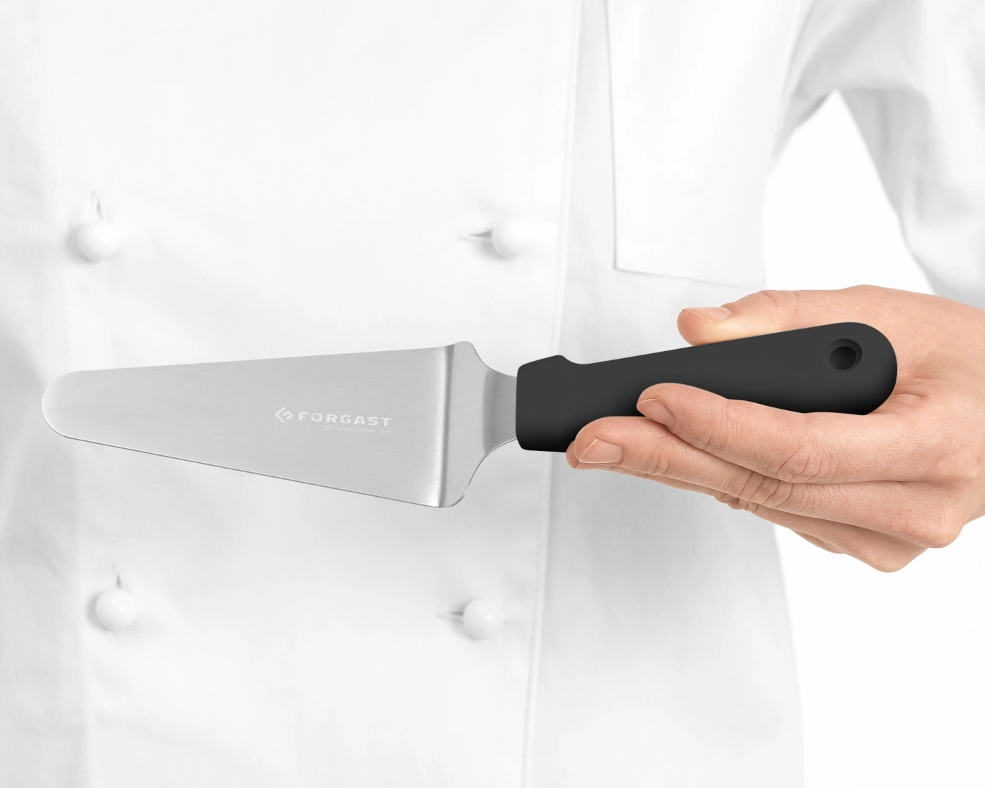 Lopatka na pizzu, nehrdzavejúca oceľ, dĺžka 24,5 cm | FORGAST FG11222