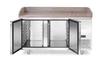 Chladiaci stôl na pizzu 2-dverový, 250 l, 151x80x87.5 cm | ARKTIC 220245