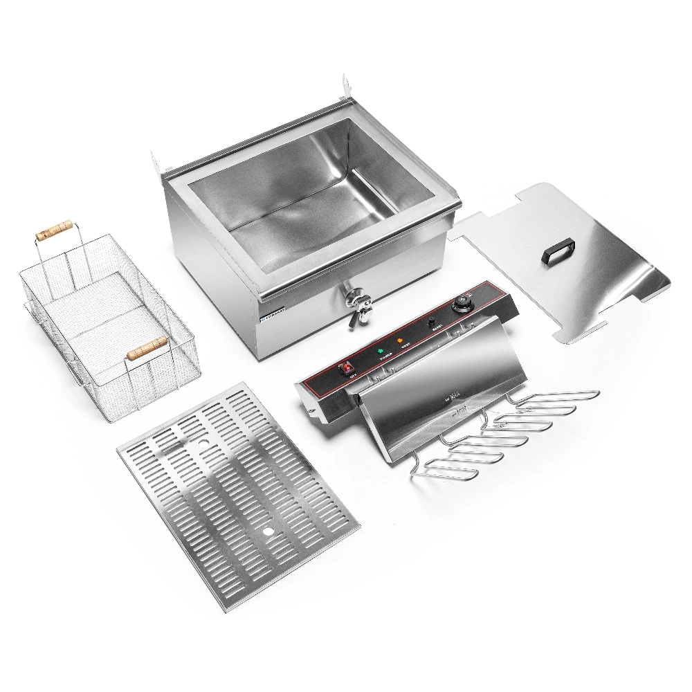 Elektrická fritéza 1-komorová 30 l, 6 kW, studená zóna | FORGAST FG09018