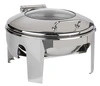 Ohrievač na stôl EASY INDUCTION, okrúhly, s pokrievkou so skleneným okienkom, 6 l | APS 12324