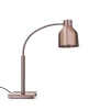 Lampa na ohrievanie jedál, ohybná, medená, 220-240V/250 W, 26.8x20.3x66 cm | HENDI 273753