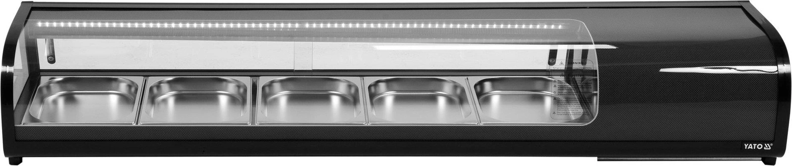 Chladiaci podnos na sushi 5x1/2 GN | YATO YG-05005