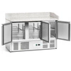 Chladiaci stôl 3-dverový na pizzu 400 l | FORGAST FG07303
