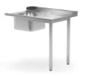 Stôl na vkladanie riadu do umývačky s drezom, pravá strana | HENDI 231791
