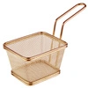 Košík na servírovanie SNACKHOLDER, zlatá farba, 10x8.5x6.5 cm | APS 40622