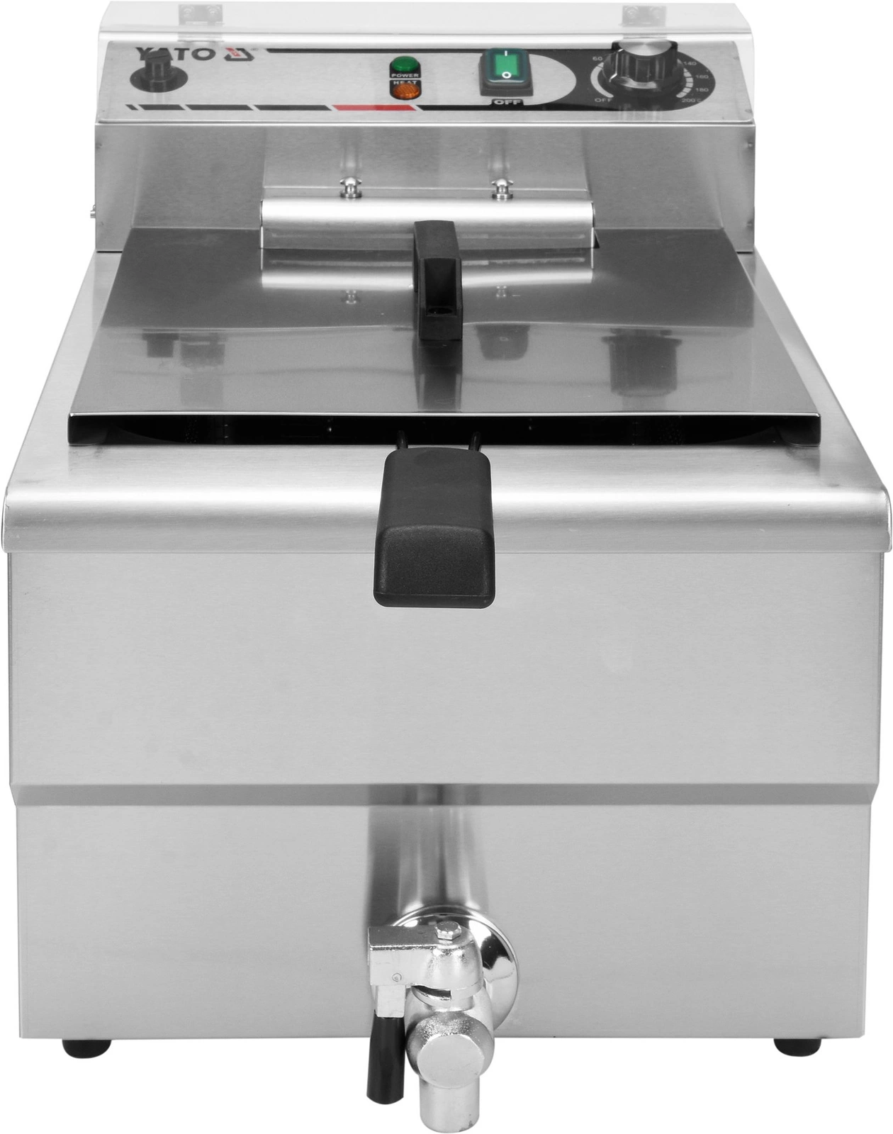 Elektrická fritéza s vypúšťacím kohútikom 12 l | YATO YG-04630