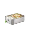 Pojemník na obed LUNCHBUDDY, nehrdzavejúca oceľ, 20,5 × 14,5 × 6,5 cm, 1,1 l | APS 66901