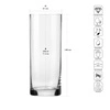 Poháre XNO HIGHBALL 330 ICE, 330 ml, sada 6 kusov | KROSNO GLASS F68D416030001030