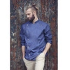 Pánska kuchárska mikina Jeans-Style blue vintage | KARLOWSKY JM 24-15