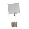 Stojan na karty, sada – 4 stojany a 30 kariet na popis, 3x3x12 cm | APS 71494