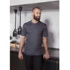 Košeľa pre šéfkuchárov Performance s krátkym rukávom antracit | KARLOWSKY TM 5-5