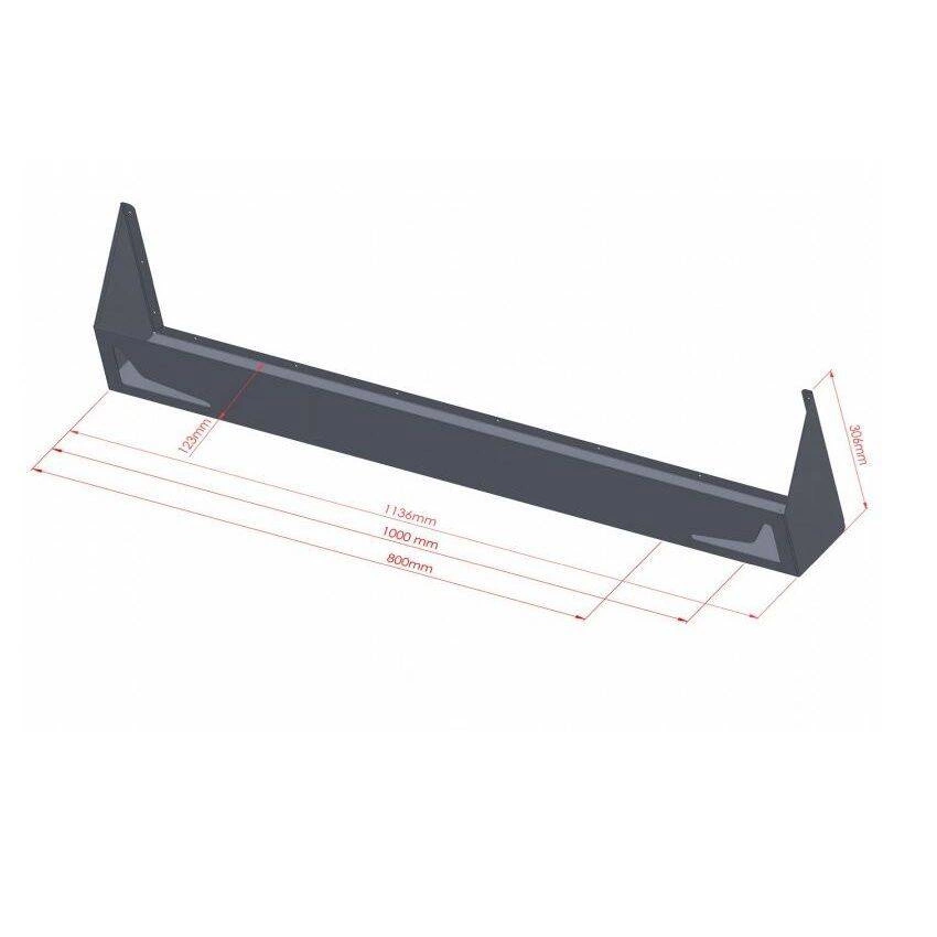 Speedrack jednoduchý (polica) na fľaše 113,6x12,5x30,6 cm | FORGAST FG15405