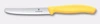 Nôž na paradajky Swiss Classic, zúbkovaná čepeľ, žltý, čepeľ 11 cm | VICTORINOX 6.7838.C1