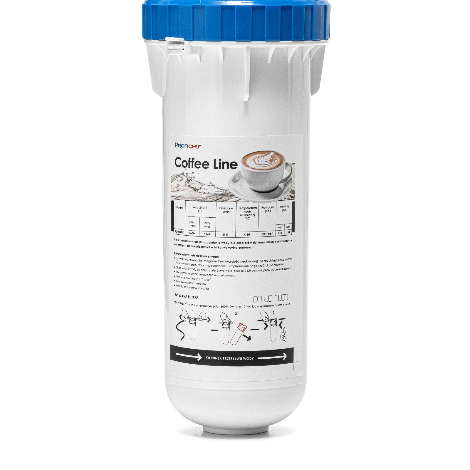 Filter do vody COFFEE LINE 1600 | PROFICHEF PC00205