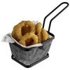 Košík na servírovanie SNACKHOLDER, čierna farba, 10x8.5x6.5 cm | APS 40626