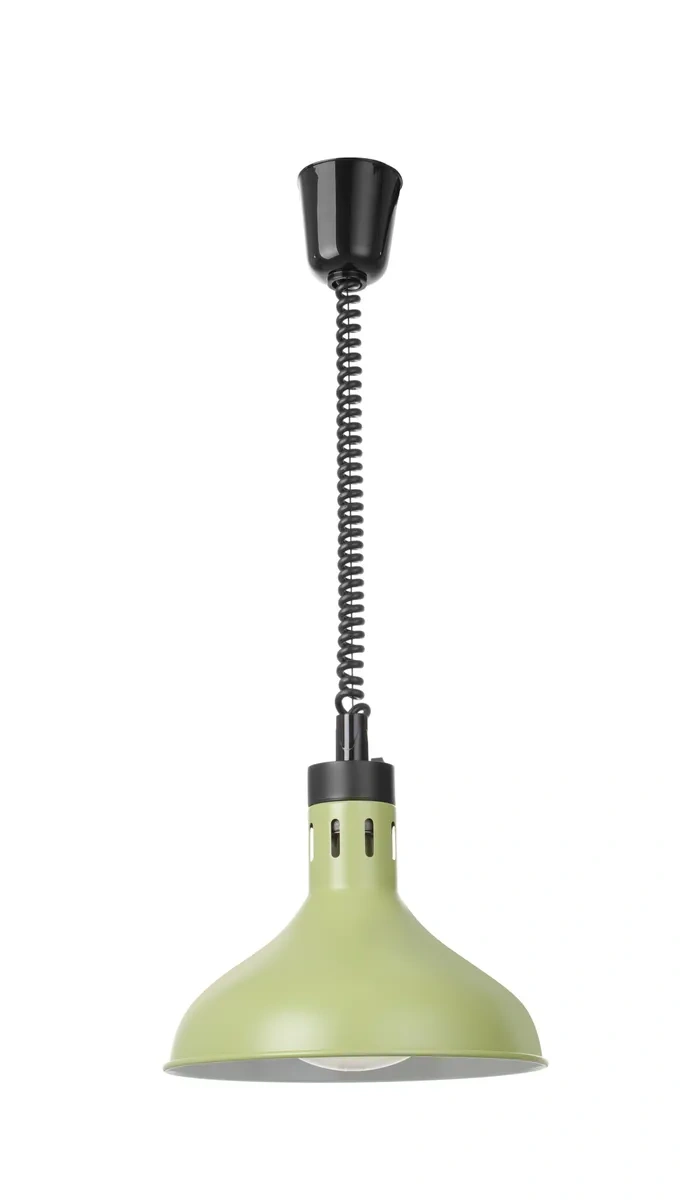 Lampa na ohrievanie jedál zvon, zelená, 0,25 kW | HENDI 273692