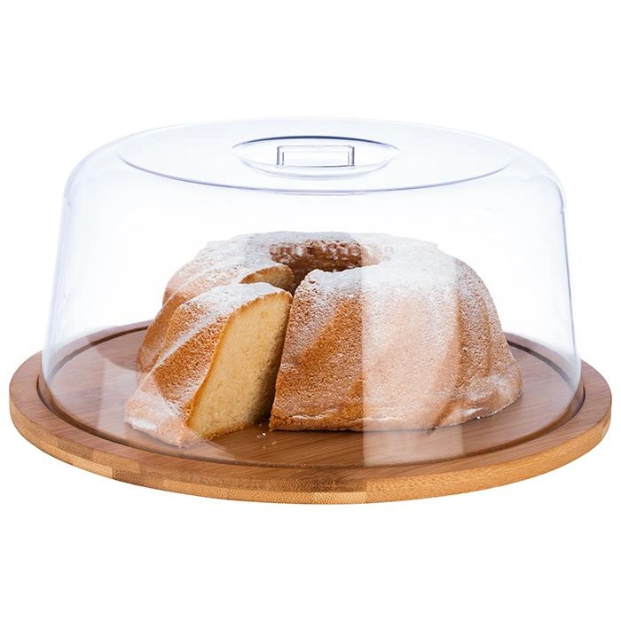 Bambusový podnos s SAN plastovým krytom, 25x13,5 cm | APS 825