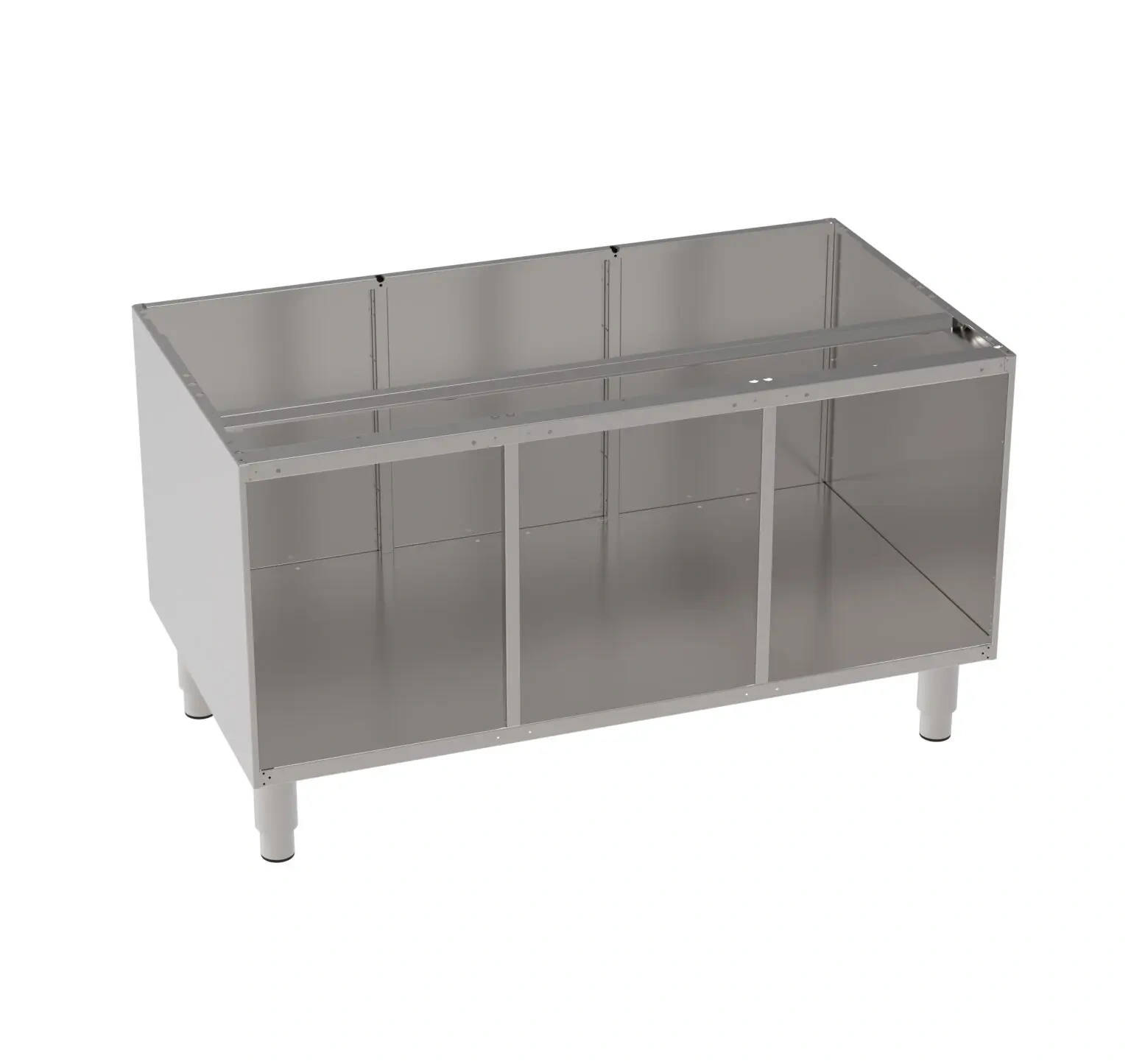 Otvorený podstavec Tecno60, Tecno65, Tecno70, 105x57.5x60 cm | TECNOINOX 110150
