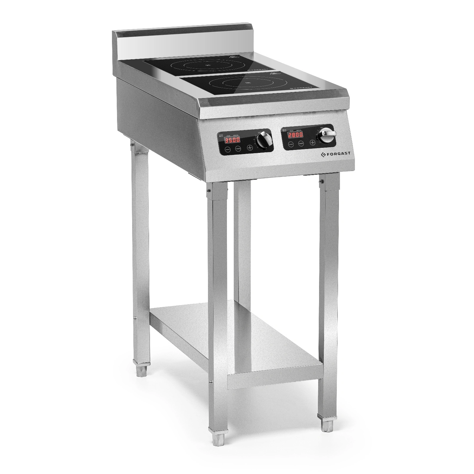 Kuchyňa indukčná 2-platňová s podstavcom, 2x3,5 kW, 400 V | FORGAST FG09036