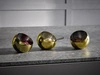 Miska SPHERE, súprava, 3 ks, melamín, zlatá farba, 8x7 cm, 100 ml | APS 40770