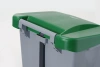 Veko na odpadkový kôš 120 l, zelené | HENDI 873465