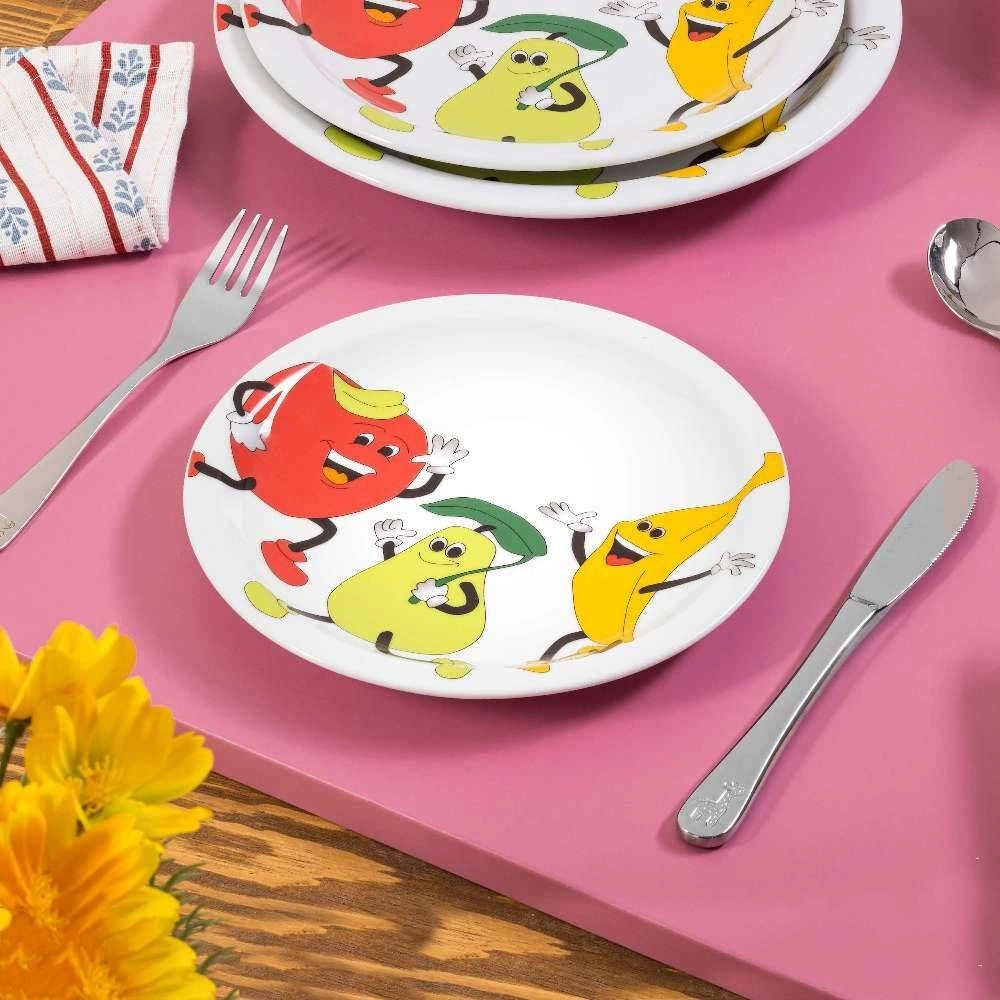 Porcelánový plytký tanier Modermo Kids 18,5 cm | MODERMO MP052