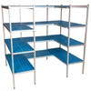 Spojovací regál s 5 policami s hĺbkou 50 cm 5P-165+20UM | ALUSHELF 50542