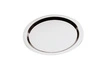 Oválny podnos FINESSE, s hladkým okrajom, z nehrdzavejúcej ocele, 48x48x2 cm | APS 1348