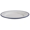 Tanier ENAMEL LOOK, z melamínu, bielo-modrý, 20,5 cm | APS 84950