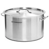 Stredný hrniec z nehrdzavejúcej ocele s pokrievkou, 8 l, priemer 26 cm | FORGAST FG02008