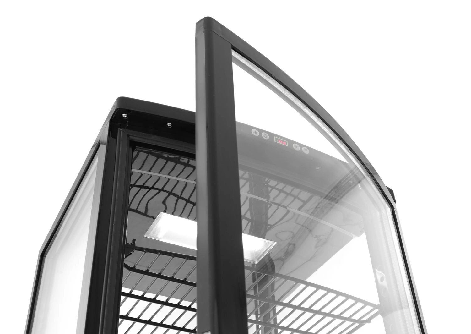 Chladiaca vitrína 280 l, čierna, LED, dynamický chladiaci systém | ARKTIC 233290