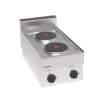 Gastronomická elektrická kuchyňa 2-platňová stolná, 4 kW, 400 V | TECNOINOX 116001