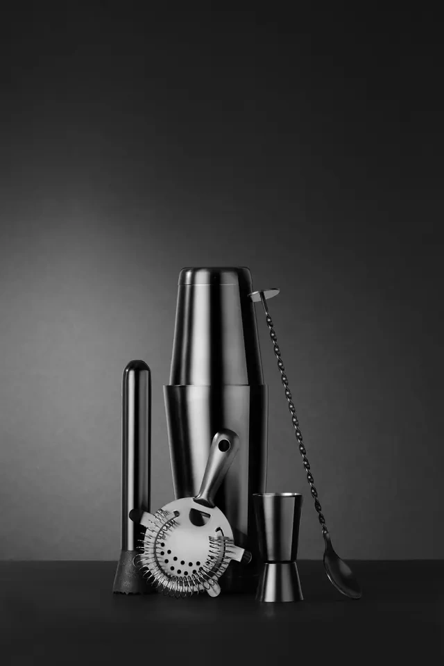 Súprava tyčí v rúrke, čierna | BAR UP 596609