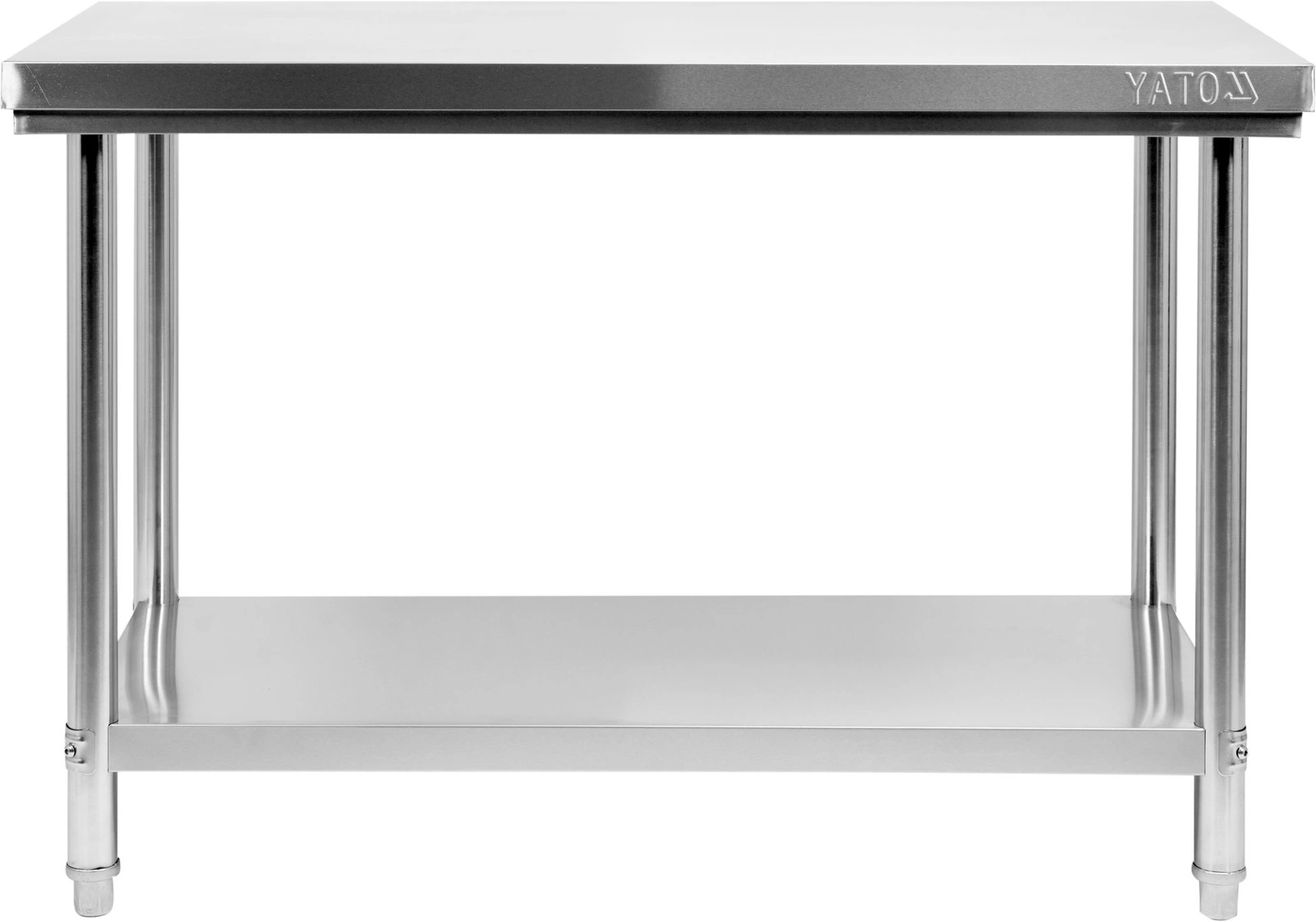 Nerezový centrálny pracovný stôl s policou 120x60x85 cm | YATO YG-09002