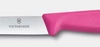 Nôž na zeleninu a ovocie Swiss Classic, hladká čepeľ, ružový, dĺžka čepele 10 cm | VICTORINOX 6.7705.C1
