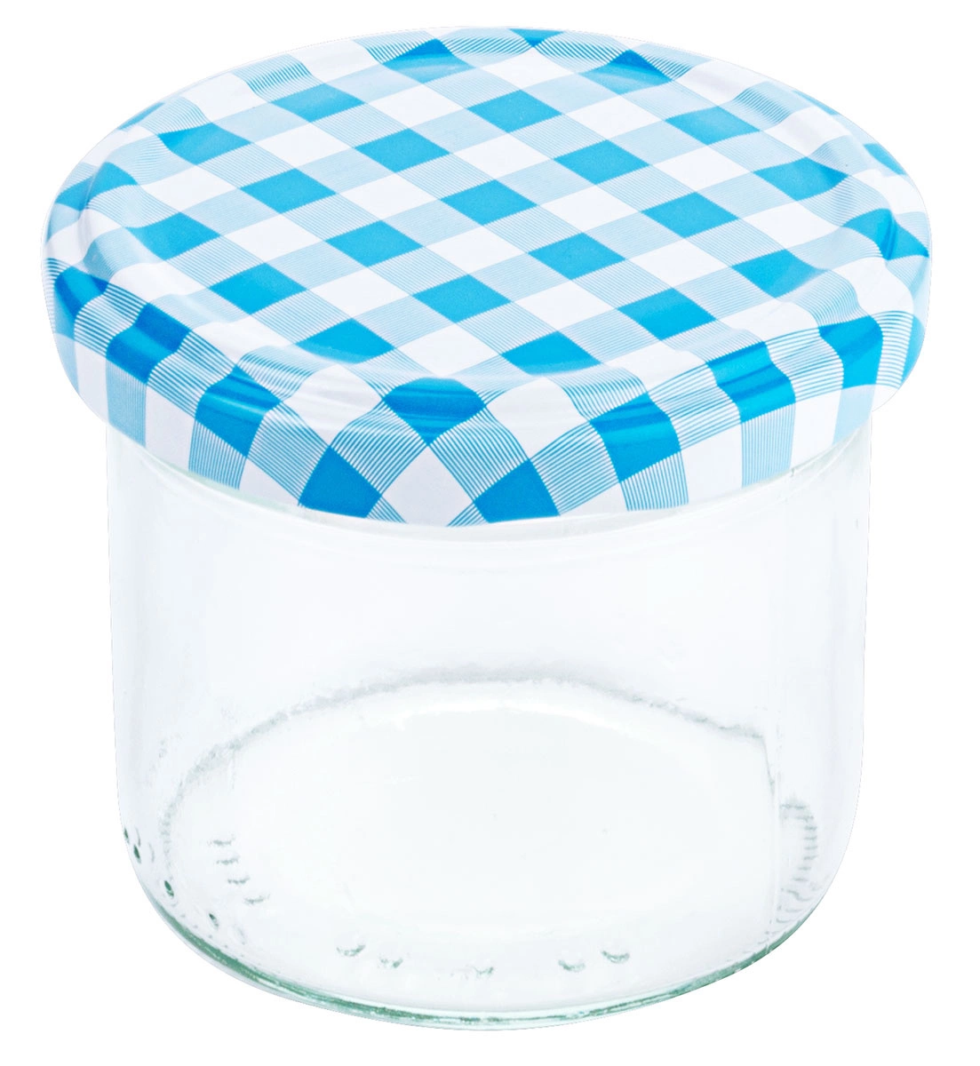 Sklenené poháre s viečkom 120 ml, sada 12 kusov, výška 5,5 cm | CONTACTO 2705/120