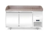 Chladiaci stôl na pizzu 2-dverový, 250 l, 151x80x87.5 cm | ARKTIC 220245