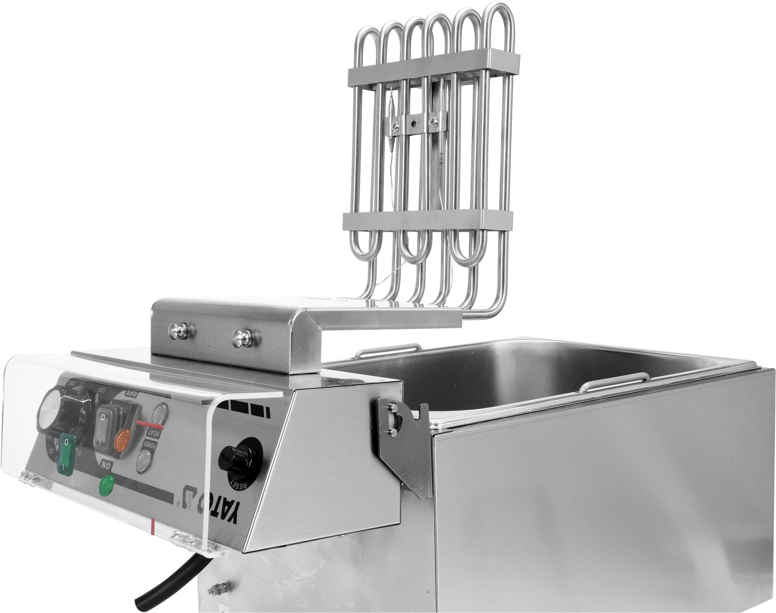 Elektrická fritéza 2-komorová so skrinkou a výpustnými kohútikmi 2x11,5 l | YATO YG-04638