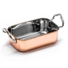 Mini medená brytfánka na finger food, 480 ml, 14,5x9,5x4,5 cm | FORGAST FG11517