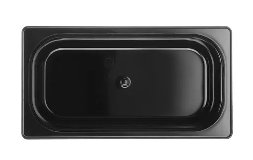 Nádoba COOL čierna, GN 1/3, 15 cm zo SAN | HENDI 882207
