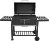 Grill na drevené uhlie XXL s pokrievkou, rošt 78x42.5 cm | LUND 99917