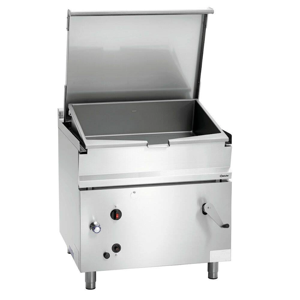 Gastronomická plynová panvica - objem 80 l G80LHK | BARTSCHER 1930311