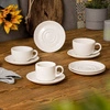Podšálka na šálku, porcelánový bujón Modermo Prima 15 cm | MODERMO MP023