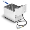 Elektrická fritéza 1-komorová s vysokým výkonom 10 l, 10,2 kW, 400 V | FORGAST FG09010
